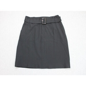 Banana Republic Skirt Womens Size 6 Black Belted Pencil Knee Length Lined NWT
